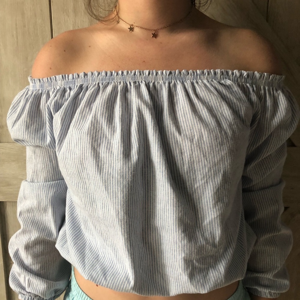 Off the shoulder shirt
